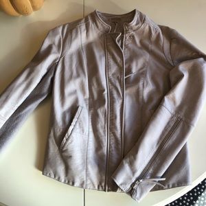 Free People Vegan Leather Jacket Size 12